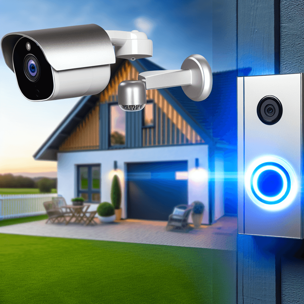 wireless camera and doorbell